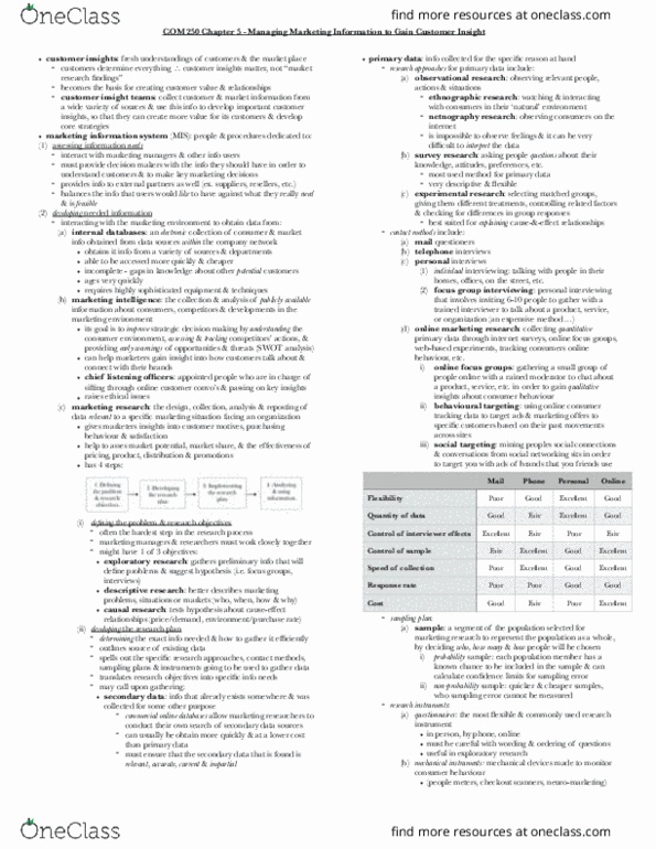 COM 250 Chapter 5: PDF COM 250 Notes - Ch. 5 thumbnail