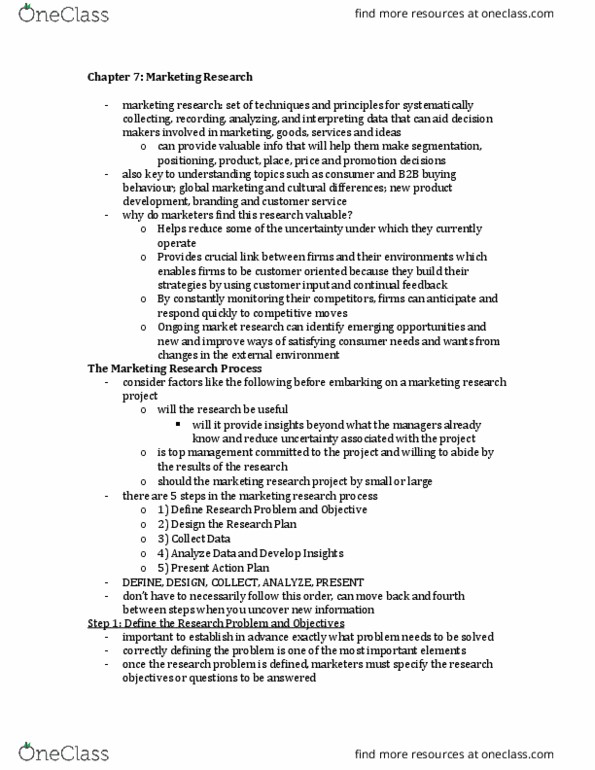 Management and Organizational Studies 2320A/B Chapter Notes - Chapter 7: Ethnography, Personal Information Protection And Electronic Documents Act, Data Mining thumbnail