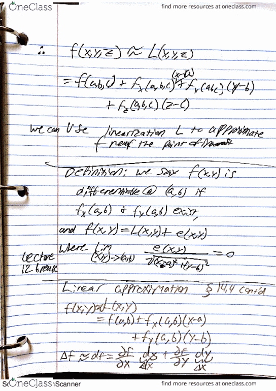 MATH 2163 Lecture 13: Gradiant and Directional Derivatives thumbnail