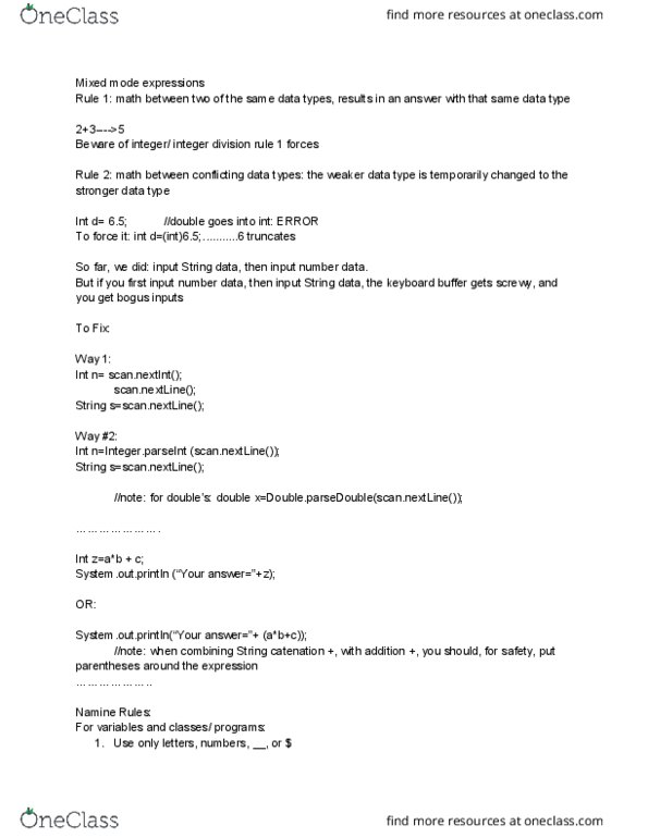 CS 107 Lecture Notes - Lecture 5: Catenation, Hypotenuse thumbnail