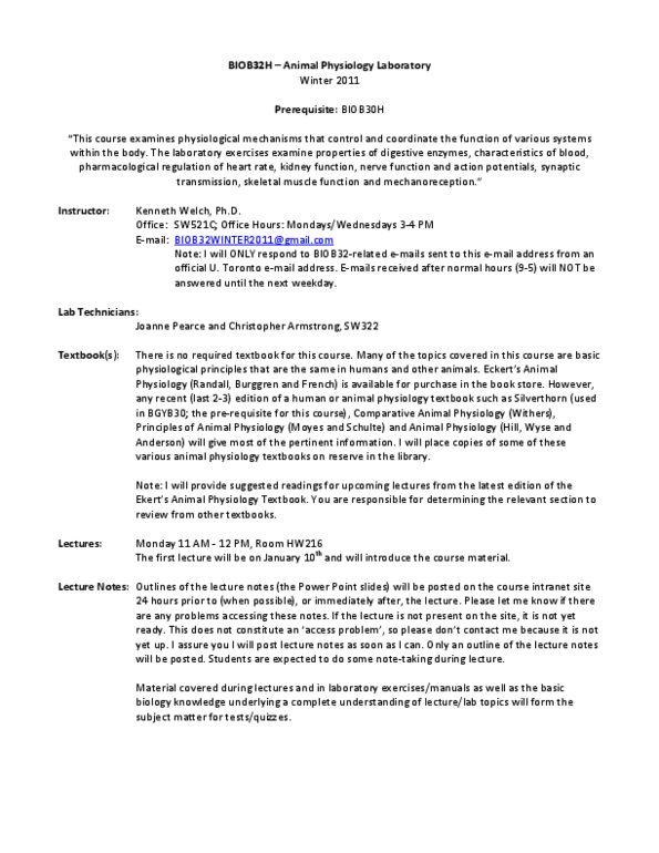 BIOB32H3 Lecture Notes - Diuresis thumbnail