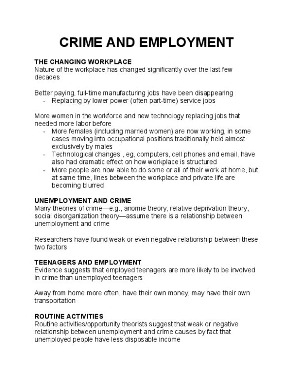 CRIM 101 Lecture Notes - Lecture 10: Social Learning Theory, Edwin Sutherland, Social Disorganization Theory thumbnail