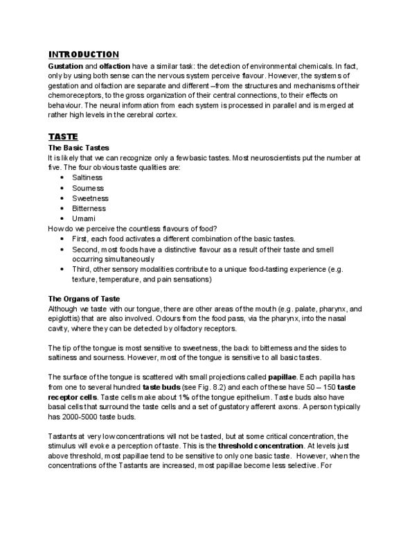 PS390 Lecture Notes - Stratum Basale, Facial Nerve, Microvillus thumbnail