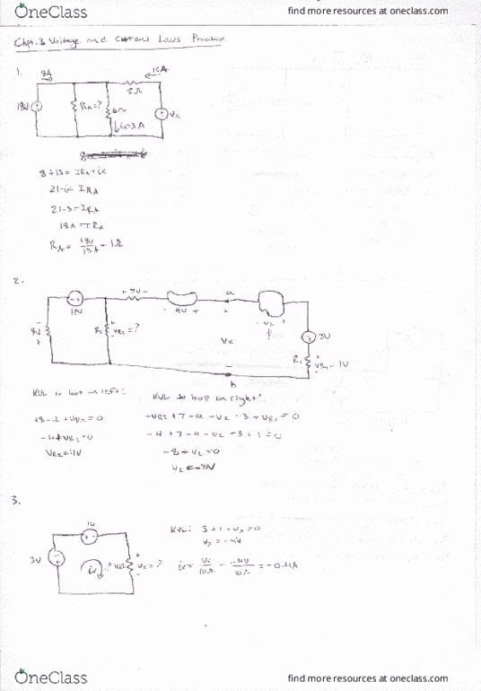 EE 2301 Chapter 3: Chpt. 3 Voltage and Current Laws Practice thumbnail