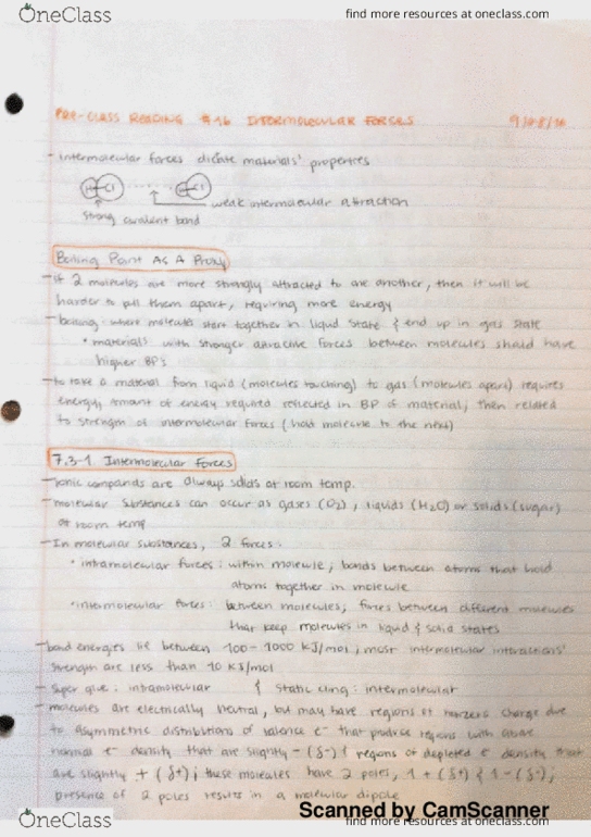 CH 101 Chapter 16: CH101 #16 Pre-Class Reading Notes thumbnail