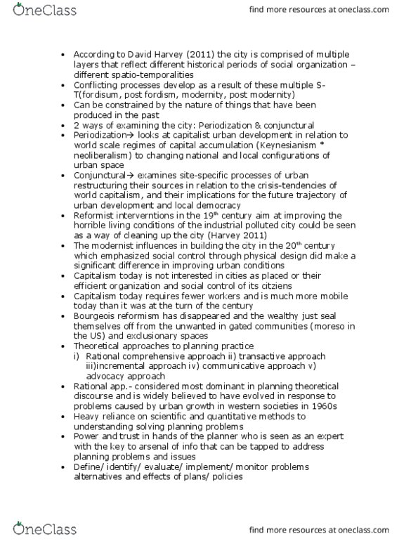 SOSC 3760 Lecture Notes - Lecture 3: Communicative Rationality, Post-Fordism, Communicative Language Teaching thumbnail