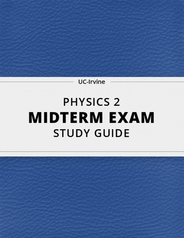 [PHYSICS 2] - Midterm Exam Guide - Comprehensive Notes For The Exam (18 ...