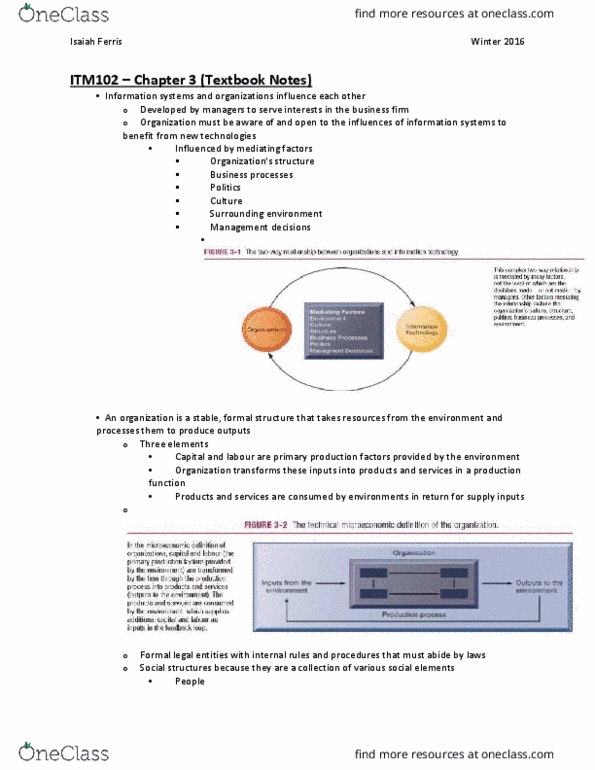 ITM 102 Chapter 3: ITM102 - Chapter 3 (Textbook Notes) thumbnail