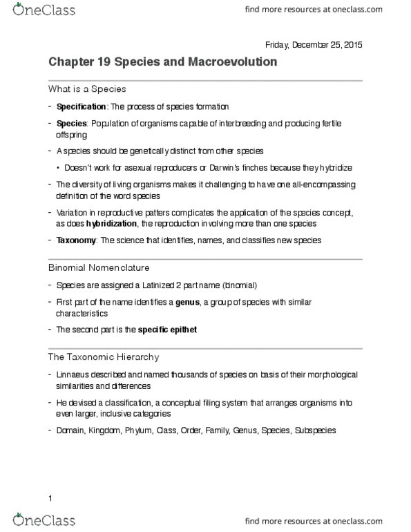 BIOL 1111 Chapter 19: Chapter 19 thumbnail