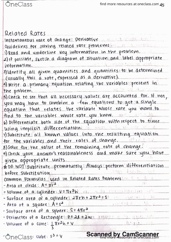 M 408C Lecture 16: Related Rates thumbnail