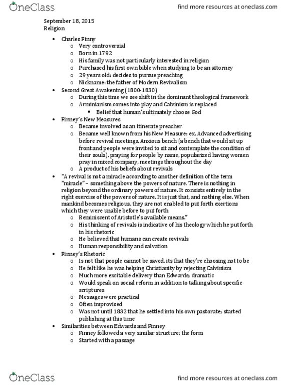 CMST-3120 Lecture Notes - Lecture 3: Pelagianism thumbnail