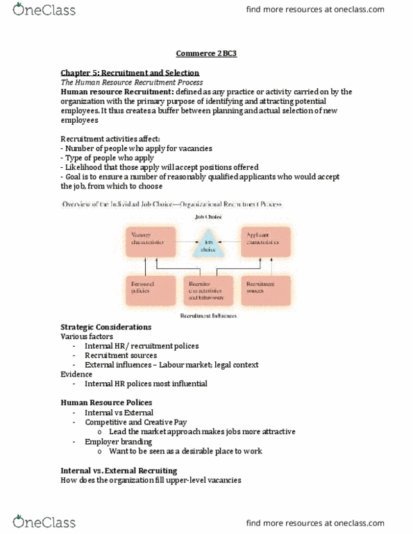 COMMERCE 2BC3 Chapter Notes - Chapter 5: Graduate Management Admission Test, Linkedin, Law School Admission Test thumbnail