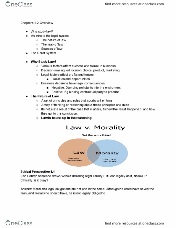 LAW 122 Lecture Notes - Lecture 1: Ultra Vires thumbnail