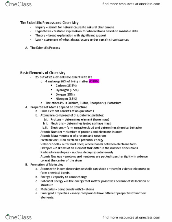 01:119:101 Lecture Notes - Lecture 2: Colloid, Aqueous Solution, Surface Tension thumbnail