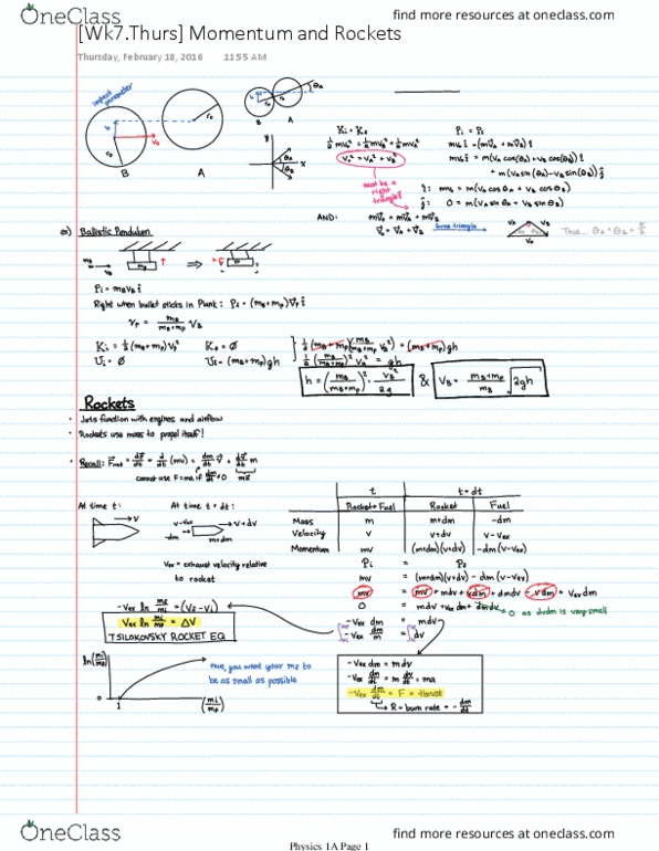 PHYSICS 1A Lecture 13: [Wk7.Thurs] Momentum and Rockets thumbnail