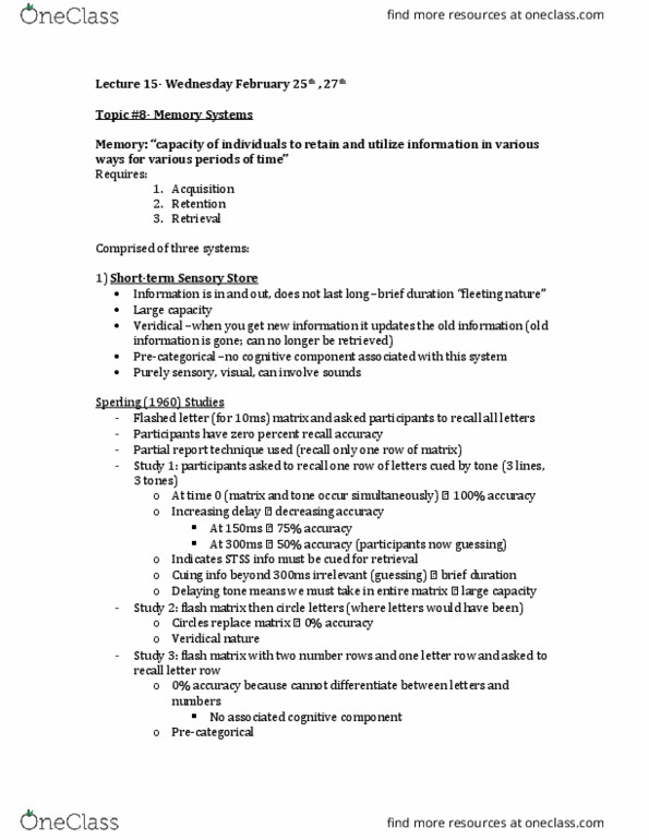 Kinesiology 1080A/B Lecture Notes - Lecture 15: Interference Theory thumbnail