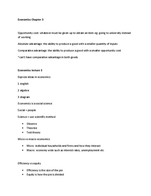 ECON 1BB3 Lecture Notes - Absolute Advantage, Bond Market, Monopolistic Competition thumbnail