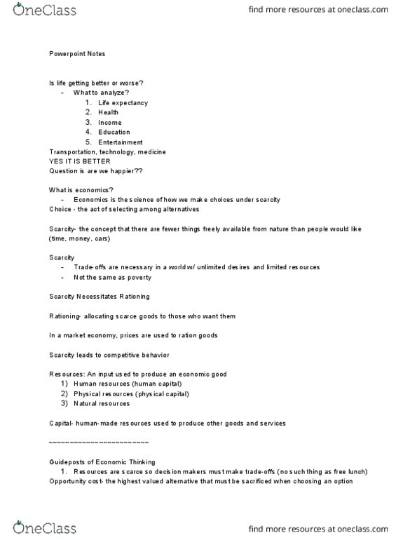 ECO-2023 Lecture Notes - Lecture 4: Fallacy, Nirvana Fallacy, Ceteris Paribus thumbnail