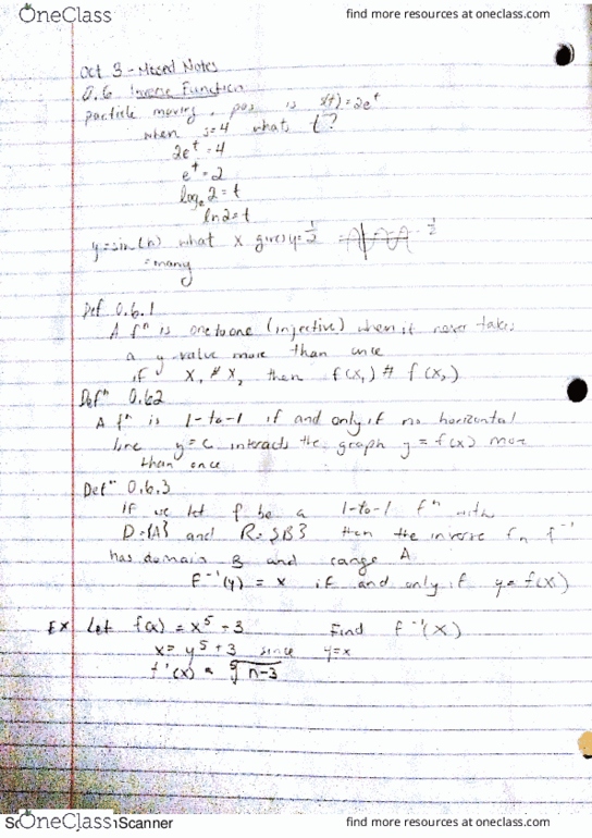 MATH 100 Lecture 12: Inverse and Logs and Implicit thumbnail