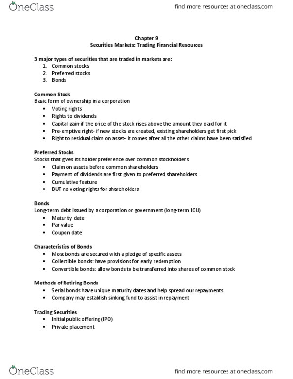 MGMT 1P93 Lecture Notes - Lecture 5: Value Investing, Toronto Stock Exchange, Market Timing thumbnail