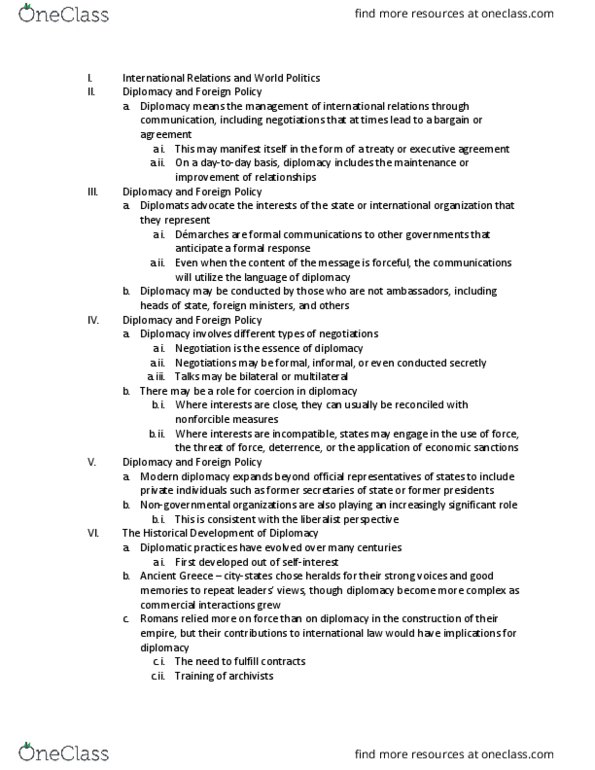 PSCI 2054 Lecture Notes - Lecture 7: Extraterritoriality, Jus Gentium, World Politics thumbnail