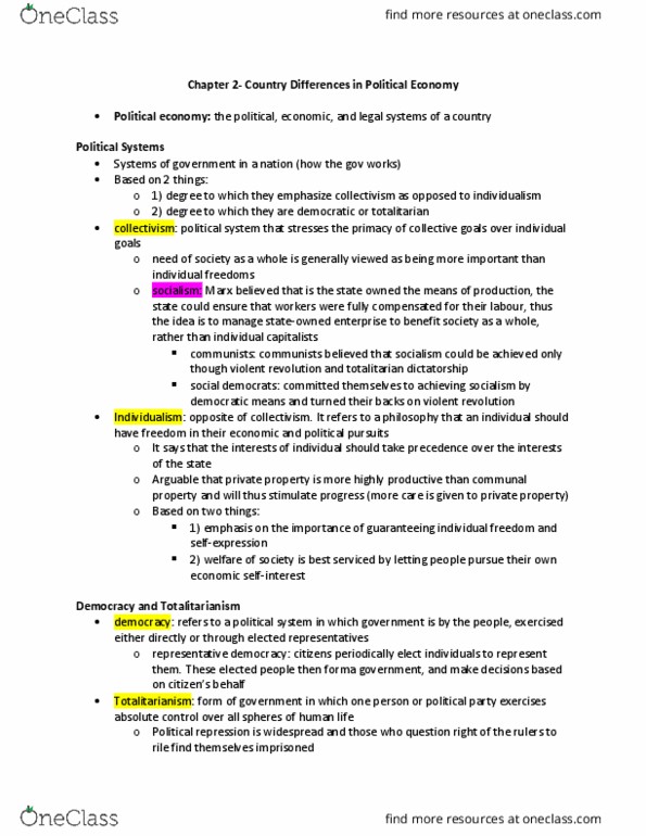 COMMERCE 4SA3 Chapter Notes - Chapter 2: Product Liability, Foreign Corrupt Practices Act, Gross National Income thumbnail