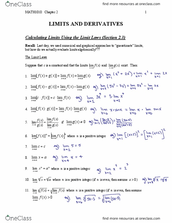 MATH 1010U Lecture Notes - Lecture 2: Guesstimate thumbnail