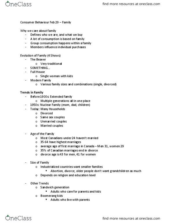 COMM 336 Lecture Notes - Lecture 15: Muddling Through, Socioeconomic Status, Gender Role thumbnail