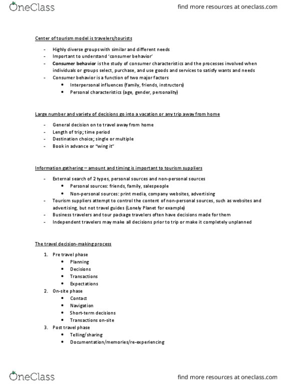 TMGT 1110 Lecture Notes - Lecture 1: Consumer Behaviour thumbnail