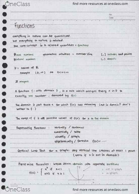 MATH 1A Lecture Notes - Lecture 1: Roero, Natural Number thumbnail