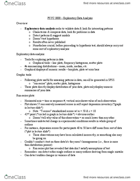 PSYC 3000 Lecture Notes - Lecture 2: Exploratory Data Analysis, Scatter Plot, Replot thumbnail