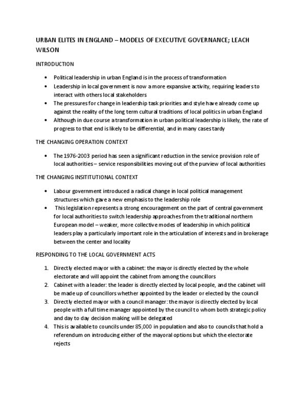 Political Science 3364F/G Chapter Notes -Will Horton And Sonny Kiriakis, Radical Change thumbnail