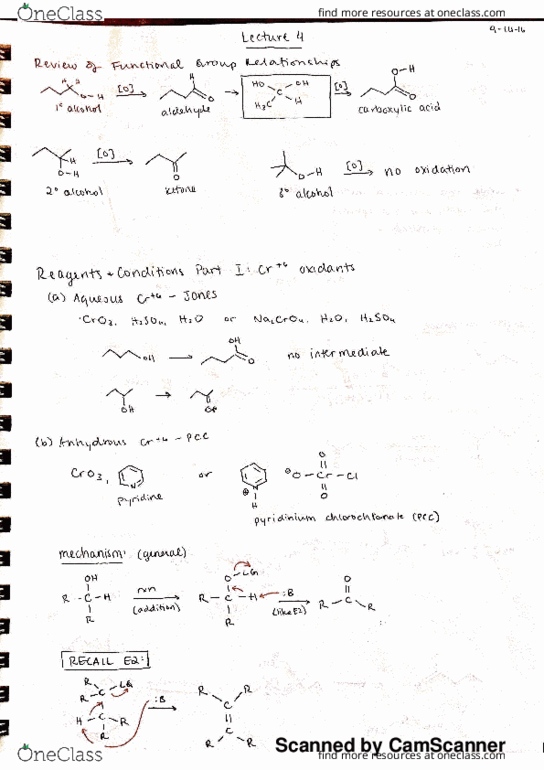 CHEM 215 Lecture 4: Lecture 4: Chromium oxidants & Swern oxidation thumbnail