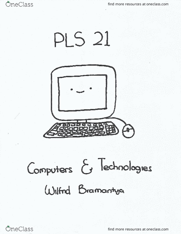 PLS 21 Chapter Notes - Chapter 1-end: Microsoft Word, Dialog Box, Computer Go thumbnail