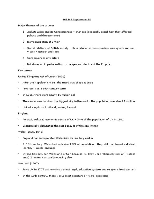 HIS102Y1 Lecture Notes - Victorian Morality, Clement Attlee, Frances Power Cobbe thumbnail