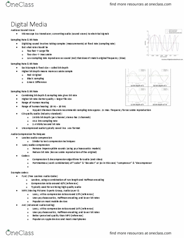 EECS 1520 Lecture Notes - Lecture 4: Moving Picture Experts Group, Scalable Vector Graphics, Rgb Color Model thumbnail