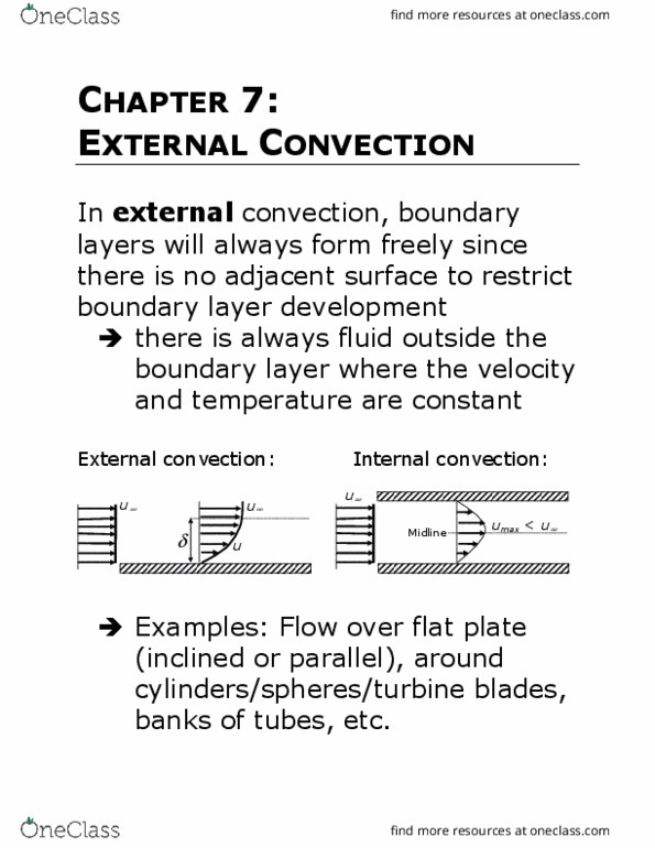 MATH 3A03 Lecture Notes - Lecture 7: Boundary Layer Thickness, Nusselt Number, Laminar Flow thumbnail