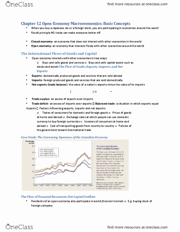 ECON 1BB3 Lecture Notes - Lecture 12: Japanese Yen, Foreign Portfolio Investment, Open Economy thumbnail