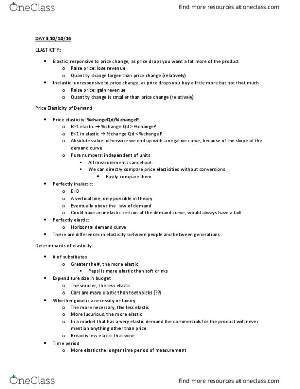 ECON 201 Lecture Notes - Lecture 3: Demand Curve, Economic Surplus, Leaky Bucket thumbnail