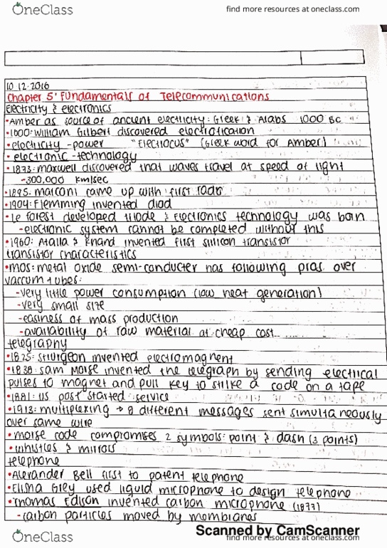 CGS 2100C Lecture 5: Chapter 5 Lecture Notes thumbnail