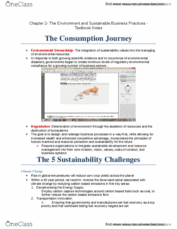 MGM102H5 Lecture Notes - Lecture 2: Environmental Stewardship, Water Pollution, Kyoto Protocol thumbnail