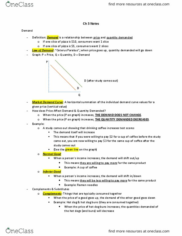 ECON-E 201 Lecture Notes - Lecture 9: Ramen, Demand Curve thumbnail