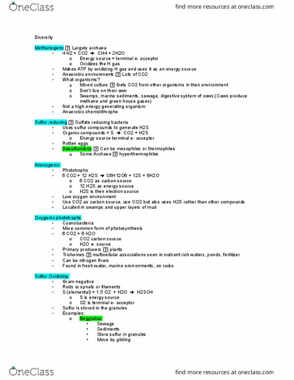 BIOL 3200 Lecture Notes - Lecture 15: Sewage Treatment, Acidithiobacillus, Bioleaching thumbnail