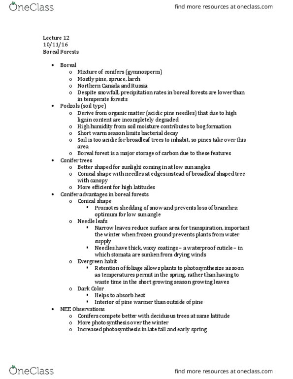 MSC 316 Lecture Notes - Lecture 12: Lignin, Andropogon Gerardi, Ogallala Aquifer thumbnail