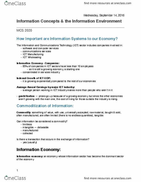 MCS 2020 Lecture Notes - Lecture 2: Attention Economy, Decision-Making, Yankee thumbnail