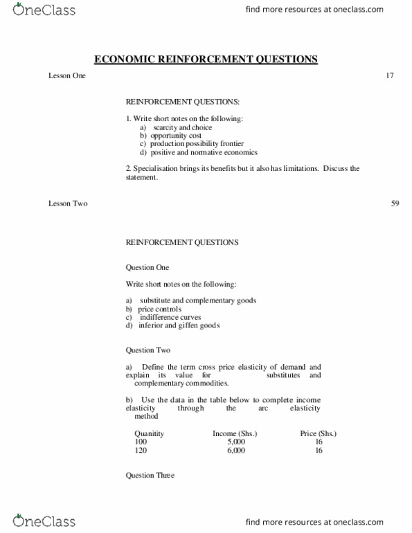 CPSC 079 Lecture Notes - Lecture 2: Commercial Bank, Autarky, Progressive Tax thumbnail