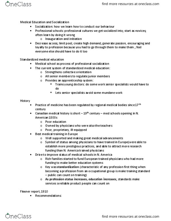 SOSA 2502 Lecture Notes - Lecture 10: Sexual Orientation, Class Discrimination, Flexner Report thumbnail