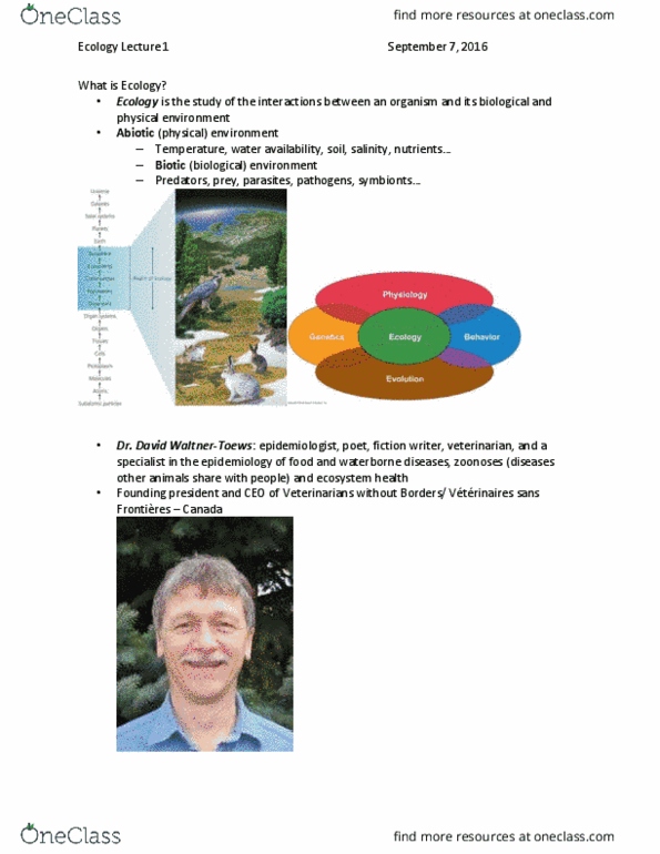 BIOL 2Q04 Lecture Notes - Lecture 1: Ecosystem Model, Snowshoe Hare, Scientific Method thumbnail