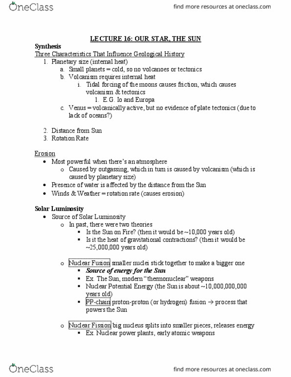 ASTR 1000 Lecture Notes - Lecture 16: Nuclear Fission, Photosphere, Nuclear Power thumbnail