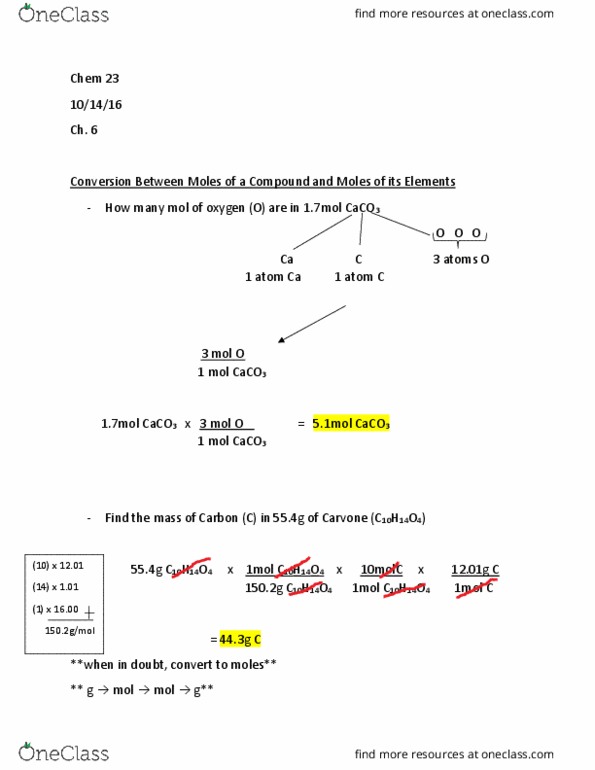 CHEM 023 Lecture Notes - Lecture 17: Fluorine, Benzene, Chemical Formula thumbnail